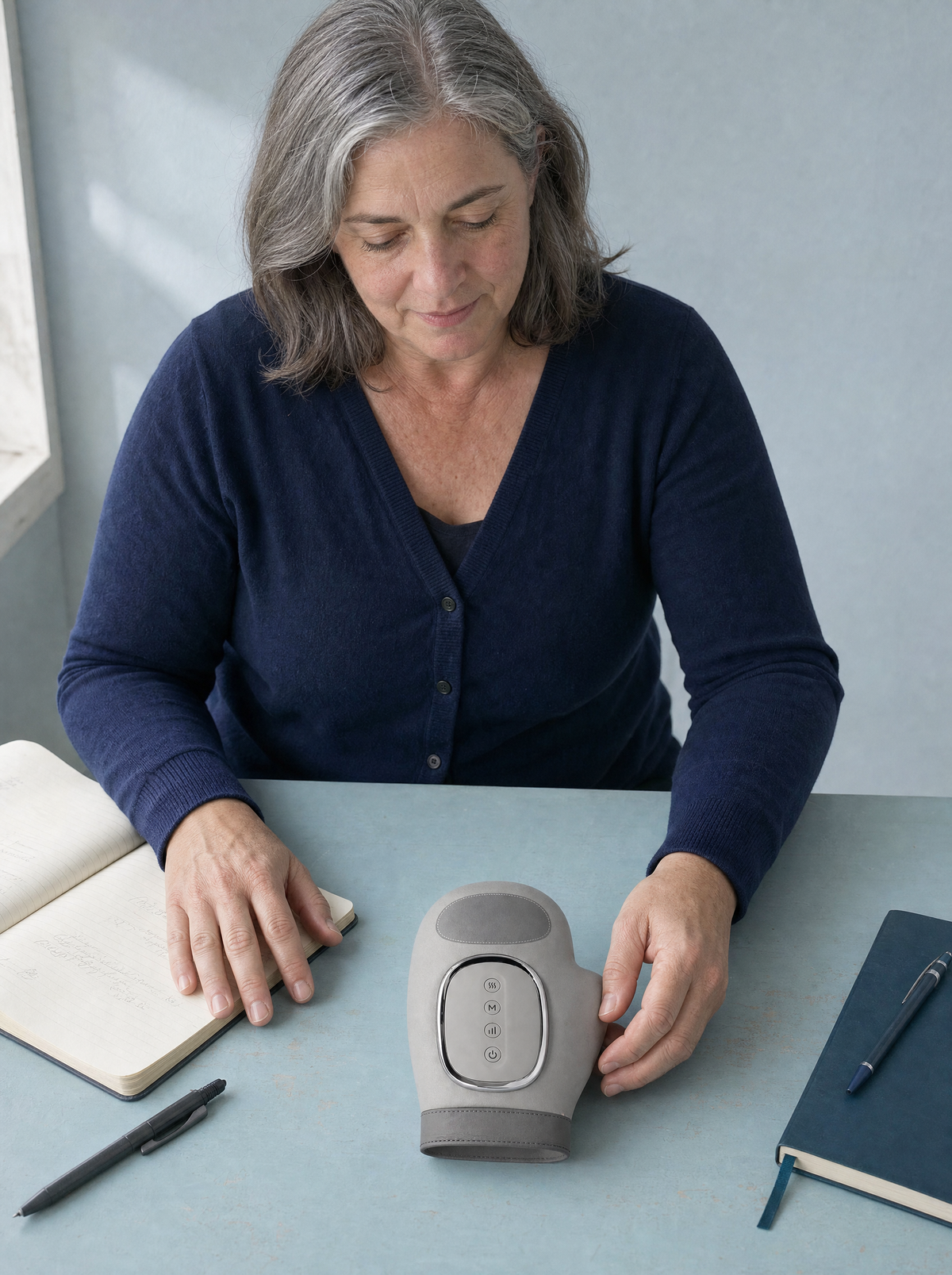 Relief Cabinet hand massager — expert