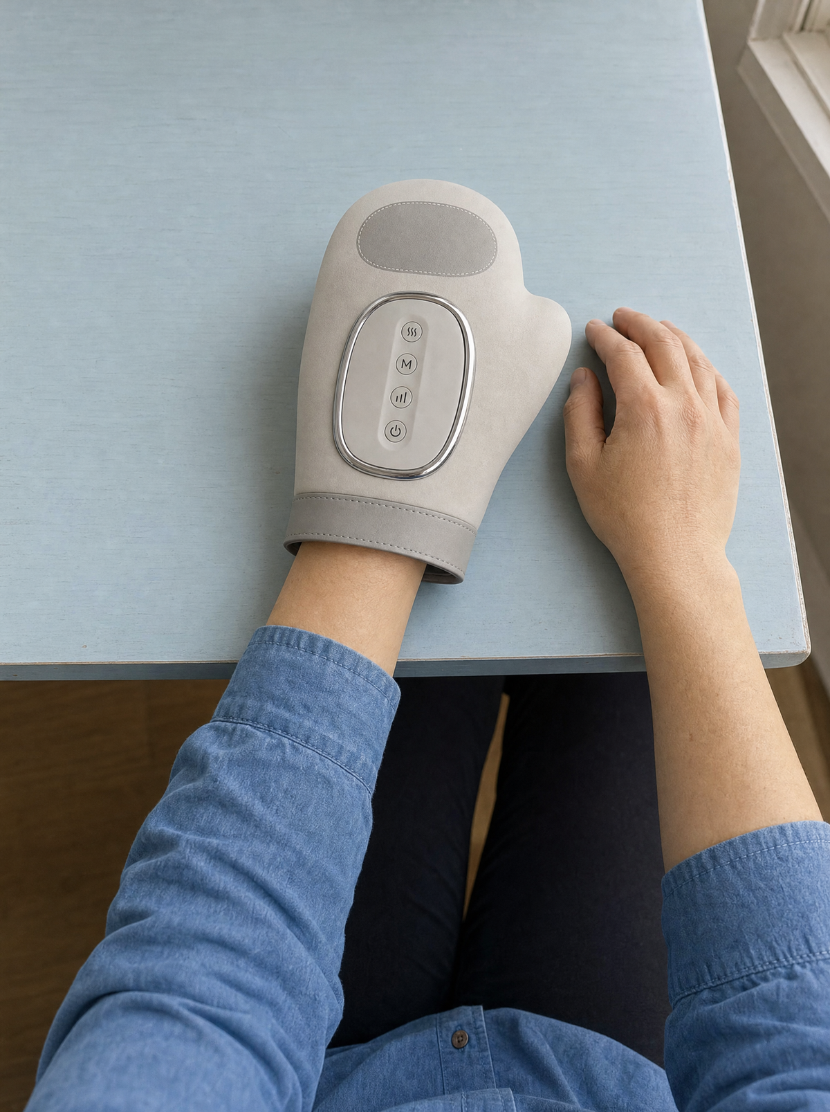 Relief Cabinet hand massager — features