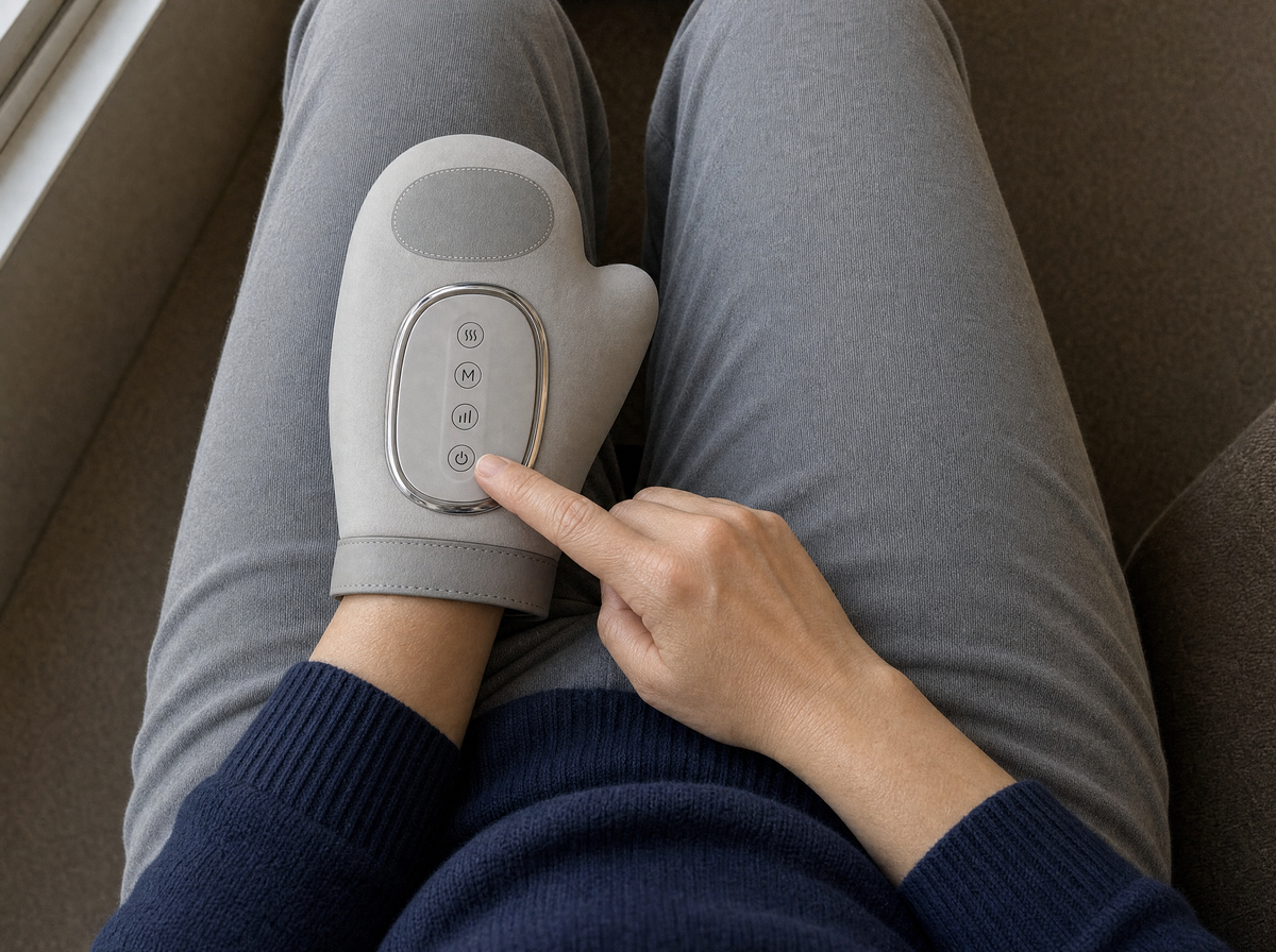 Relief Cabinet hand massager — how2